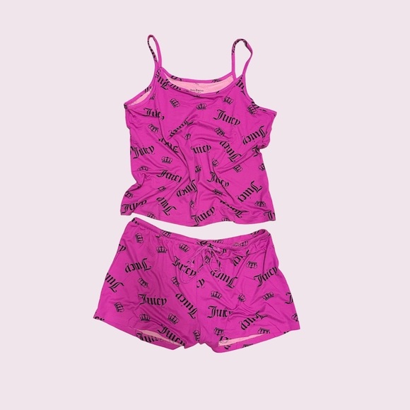 Juicy Couture 3PC Hot Pink Robe Set - Picture 4 of 10